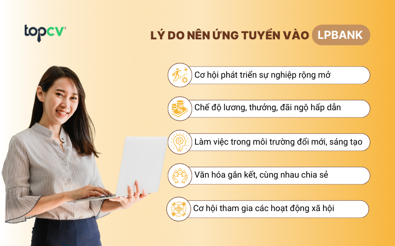 Lý do nên ứng tuyển vào LPBank